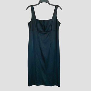Vintage 90’s Square Neck Satin Mini Dress
